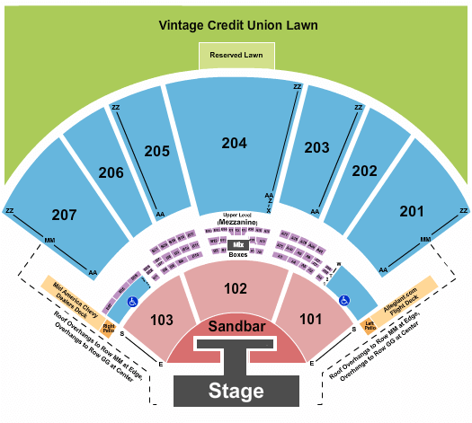Hollywood Casino Amphitheatre Kenny Chesney Seating Chart